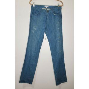 Emerson Fry New York Size 32 Stonewash Straight Leg Light Distress Jeans Denim